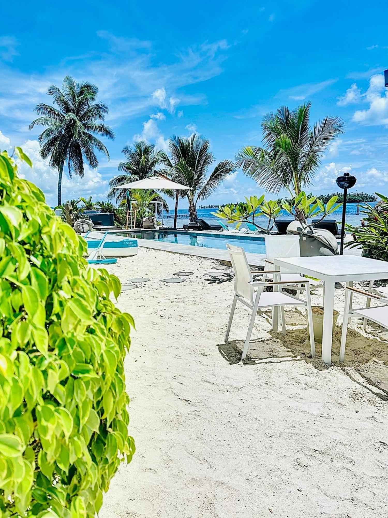 Pension Irivai Appartement Puatou 1 Chambre Bord De Mer Uturoa Luaran gambar